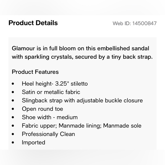 Jewel Badgley Mischka Stiletto in navy satin; size 9 - Picture 8 of 15